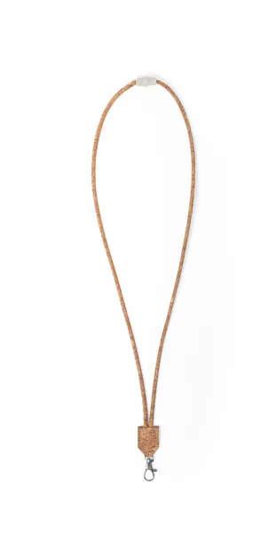 Merul cork lanyard Natural