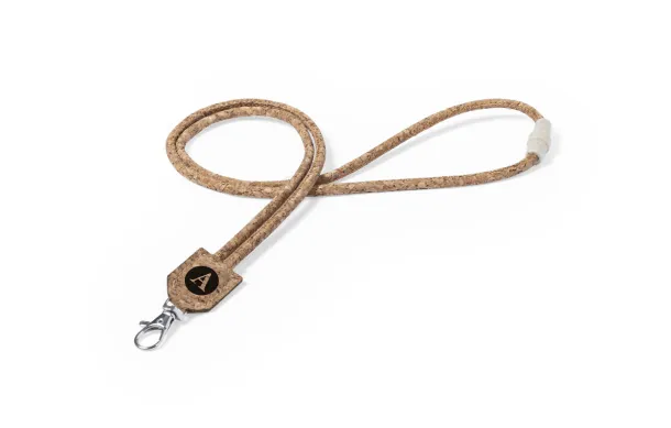 Merul cork lanyard Natural