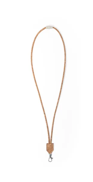 Merul cork lanyard Natural