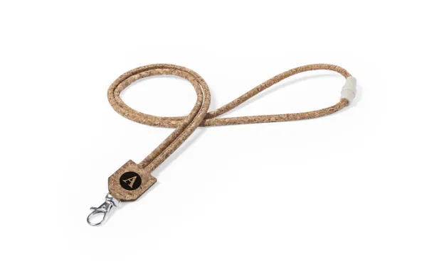 Merul cork lanyard Natural