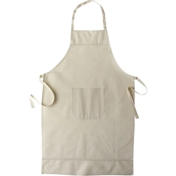  Cotton kitchen apron beige