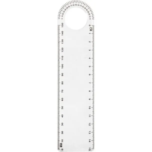  Ruler with loupe and protractor neutral