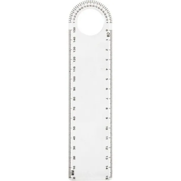  Ruler with loupe and protractor neutral