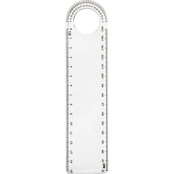  Ruler with loupe and protractor neutral