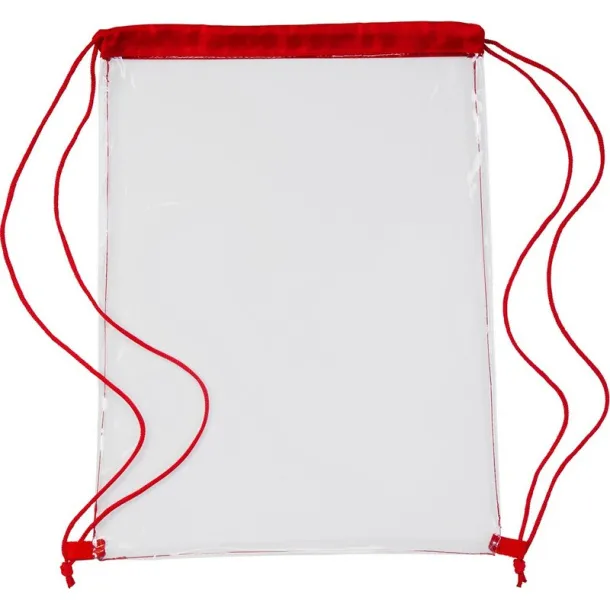  Drawstring bag red