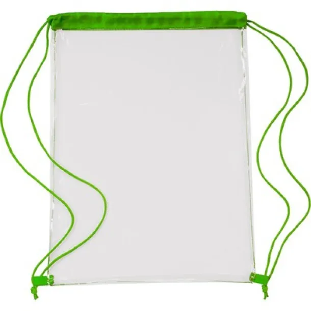  Drawstring bag light green