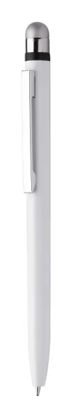 Verne antibacterial touch ballpoint pen White Silver