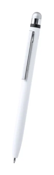 Verne antibacterial touch ballpoint pen White Silver