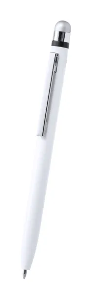 Verne antibacterial touch ballpoint pen White Silver