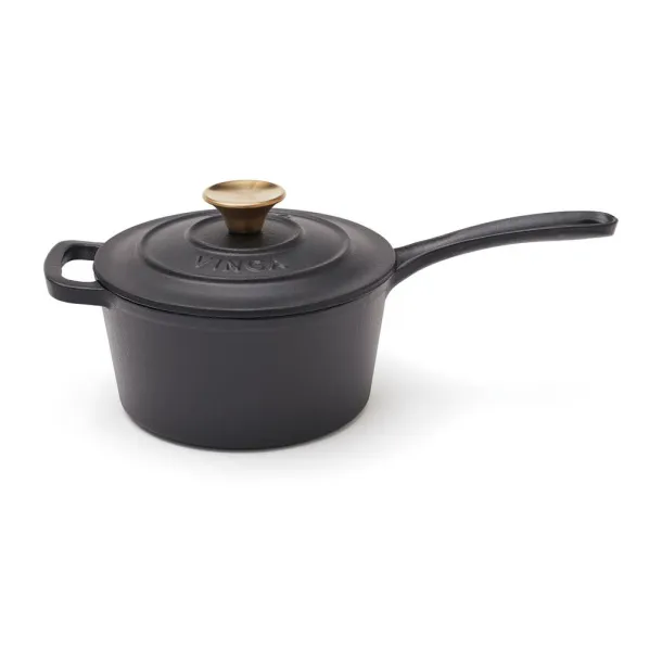  VINGA Monte enameled cast iron pot 1,9L - Vinga Black