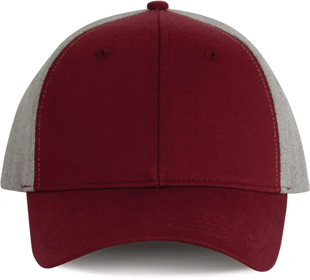  Snapback šilterica - 6 panela - K-UP Tawny Port Grey Melange