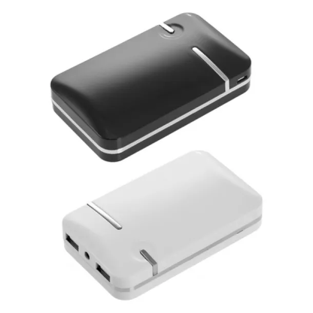  Power bank 7800 mAh with LED light white