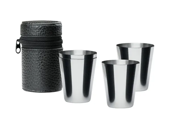 CHEERS Cup set  30 ml - 4 pcs. Srebrna