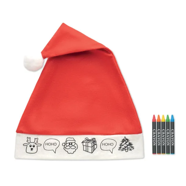 BONO PAINT Kids Santa hat Red