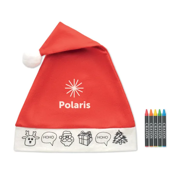 BONO PAINT Kids Santa hat Red