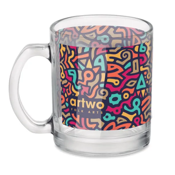 SUBLIMGLOSS Glass sublimation mug 300ml Transparent