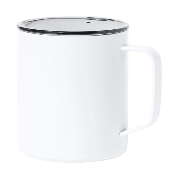 Hanna copper insulated thermo mug White