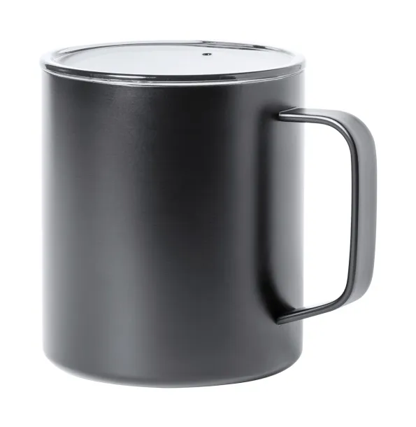 Hanna copper insulated thermo mug Black