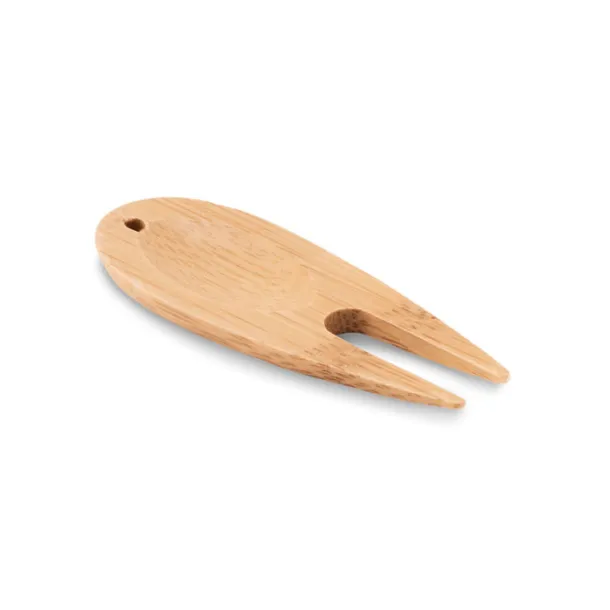 BOGEY Bamboo golf divot tool Wood