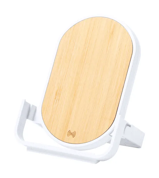 Buisson wireless charger White Natural