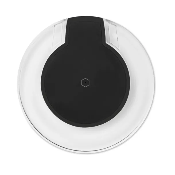 UVE CHARGING Round wireless charging pad Black