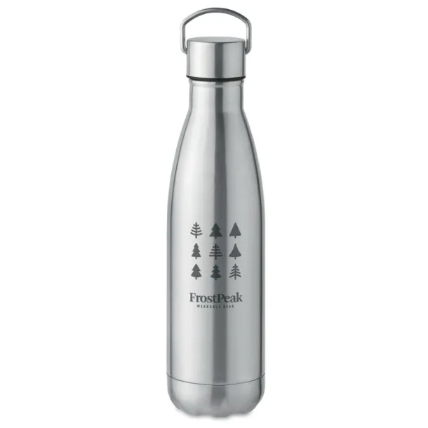 MANOA Double wall bottle 500 ml Matt Silver