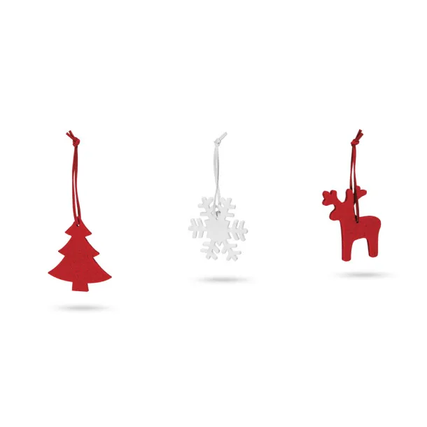 ZERMATT Christmas ornaments Red