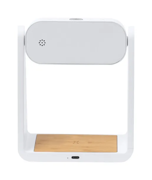 Darret alarm clock wireless charger White