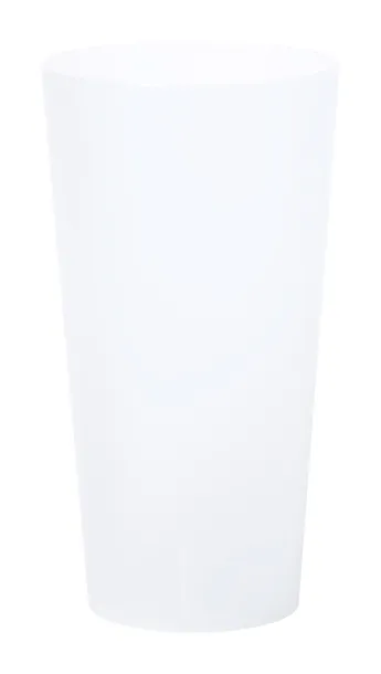 Yonrax drinking cup frosted white