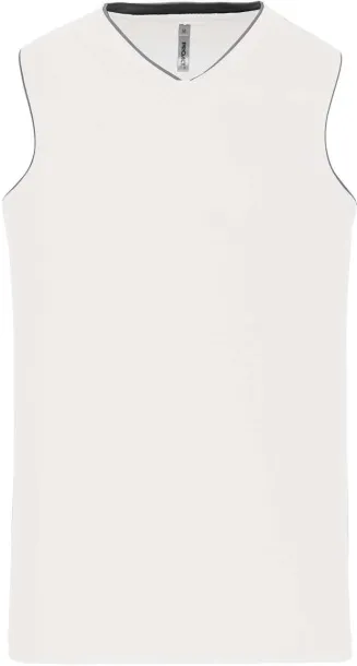  KIDS' BASKETBALL JERSEY - Proact White