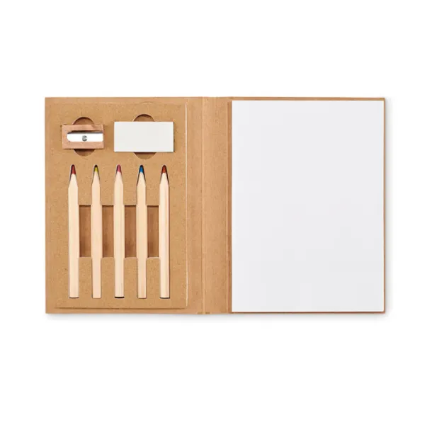 KISAN Kids 60 sheet drawing set Beige