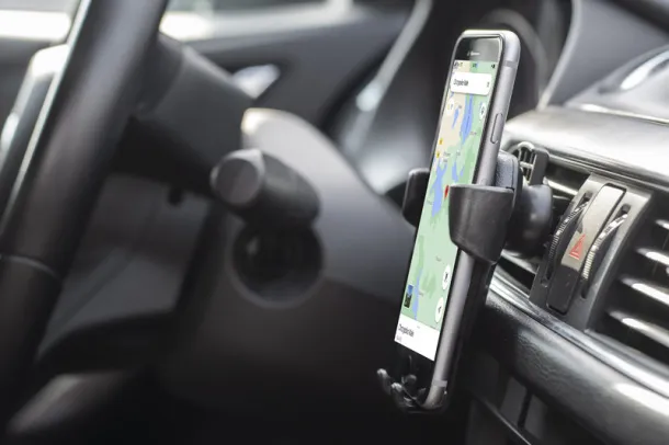 CUERO Car phone holder Crna