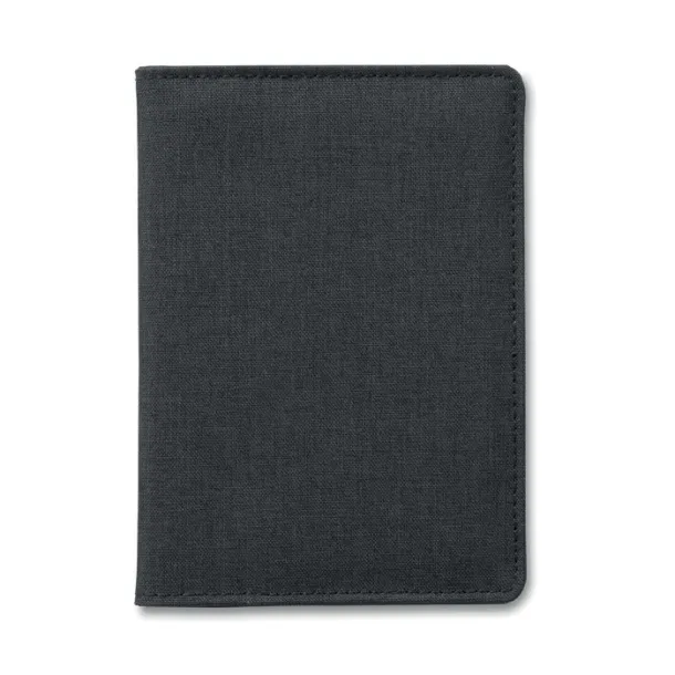 SHIELDOC 2 Tone passport holder Black