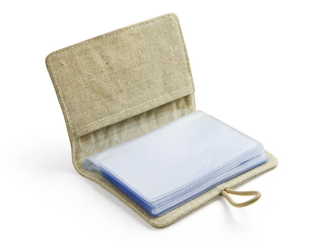 LILL Business card holder Beige