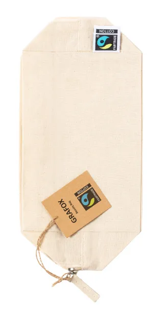 Grafox fairtrade cosmetic bag Natural