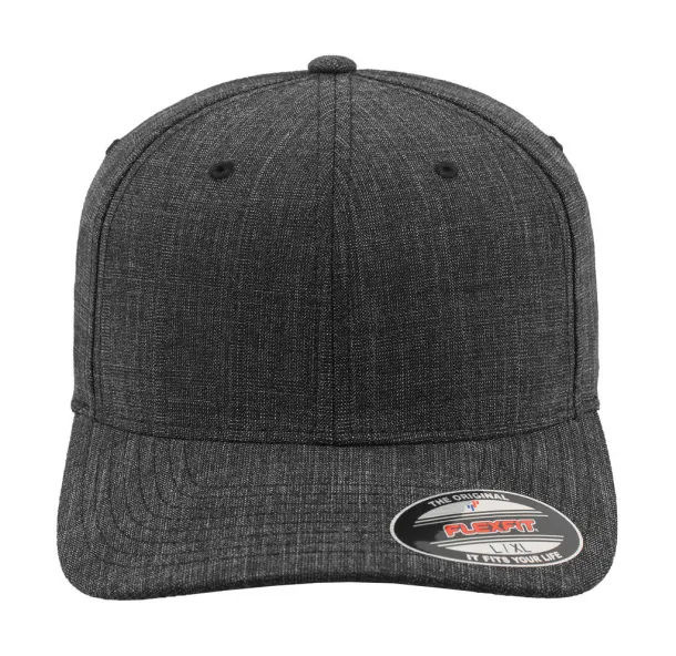  Fine Melange Cap - Flexfit Black