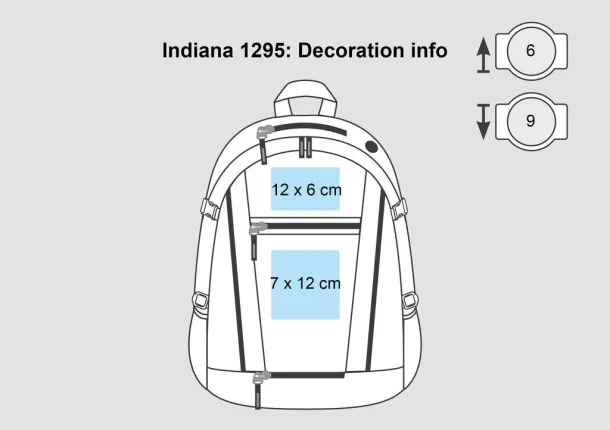  Indiana Student/ Sports Backpack - Shugon