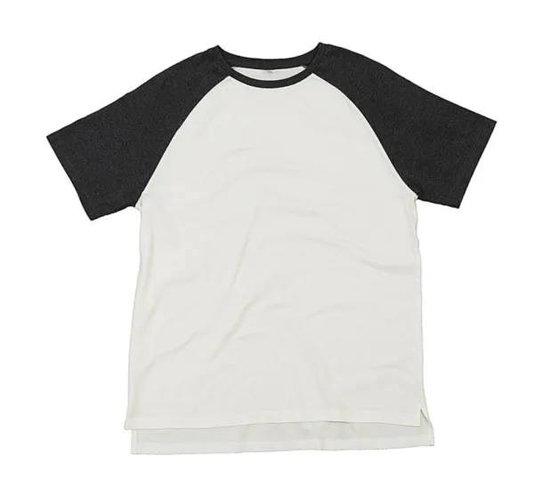  Baseball kratka majica - Mantis Washed White Charcoal Grey Melange