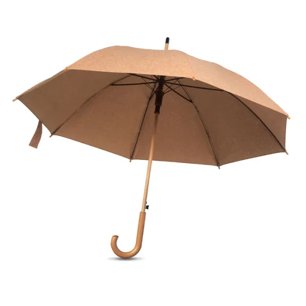 QUORA 25 inch cork umbrella Beige