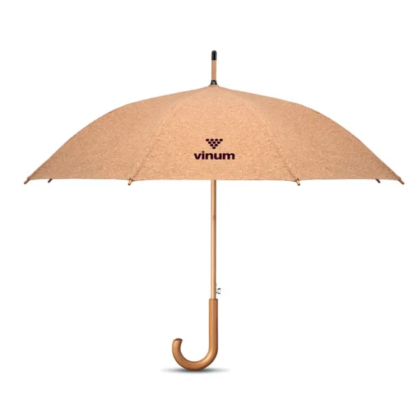 QUORA 25 inch cork umbrella Beige