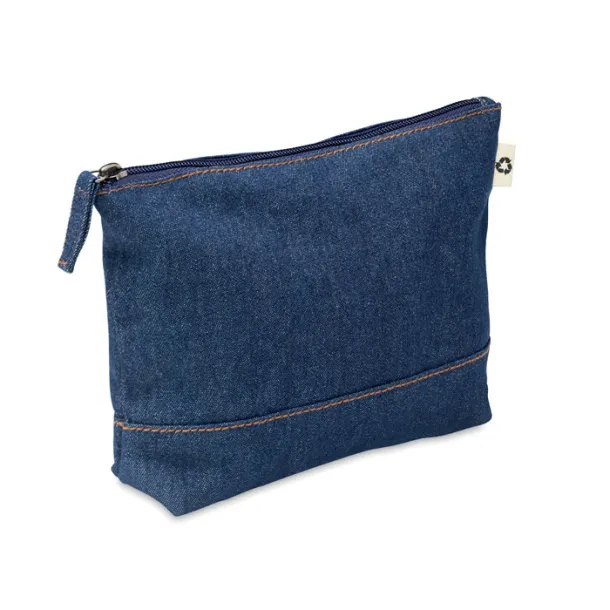 STYLE POUCH Kozmetička torbica od recikliranog trapera Plava