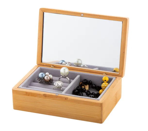 Arashi bamboo jewellery box Natural