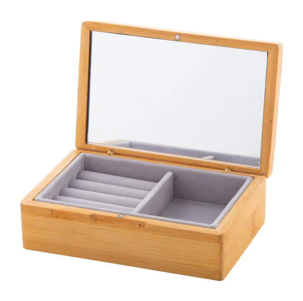 Arashi bamboo jewellery box Natural