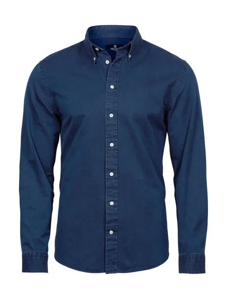  Casual Twill Shirt - Tee Jays Indigo