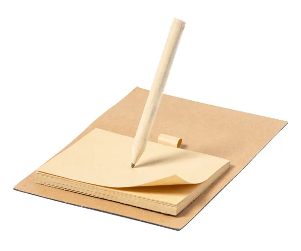 Kibly magnetic notepad khaki