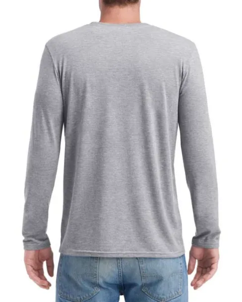  ADULT TRI-BLEND LONG SLEEVE TEE - Anvil Heather Grey