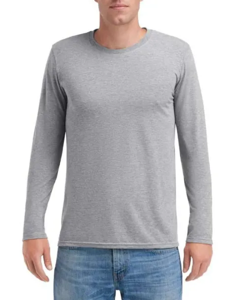  ADULT TRI-BLEND LONG SLEEVE TEE - Anvil Heather Grey