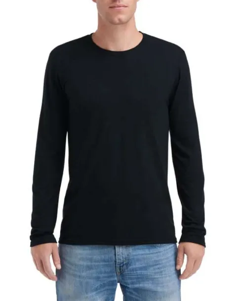  ADULT TRI-BLEND LONG SLEEVE TEE - Anvil Black