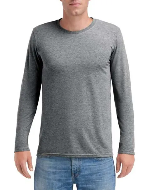  ADULT TRI-BLEND LONG SLEEVE TEE - Anvil Graphite Heather