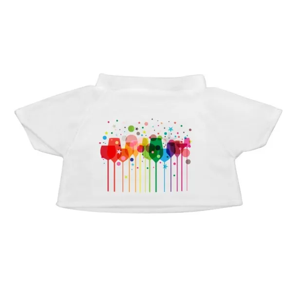  T-shirt for plush toy white